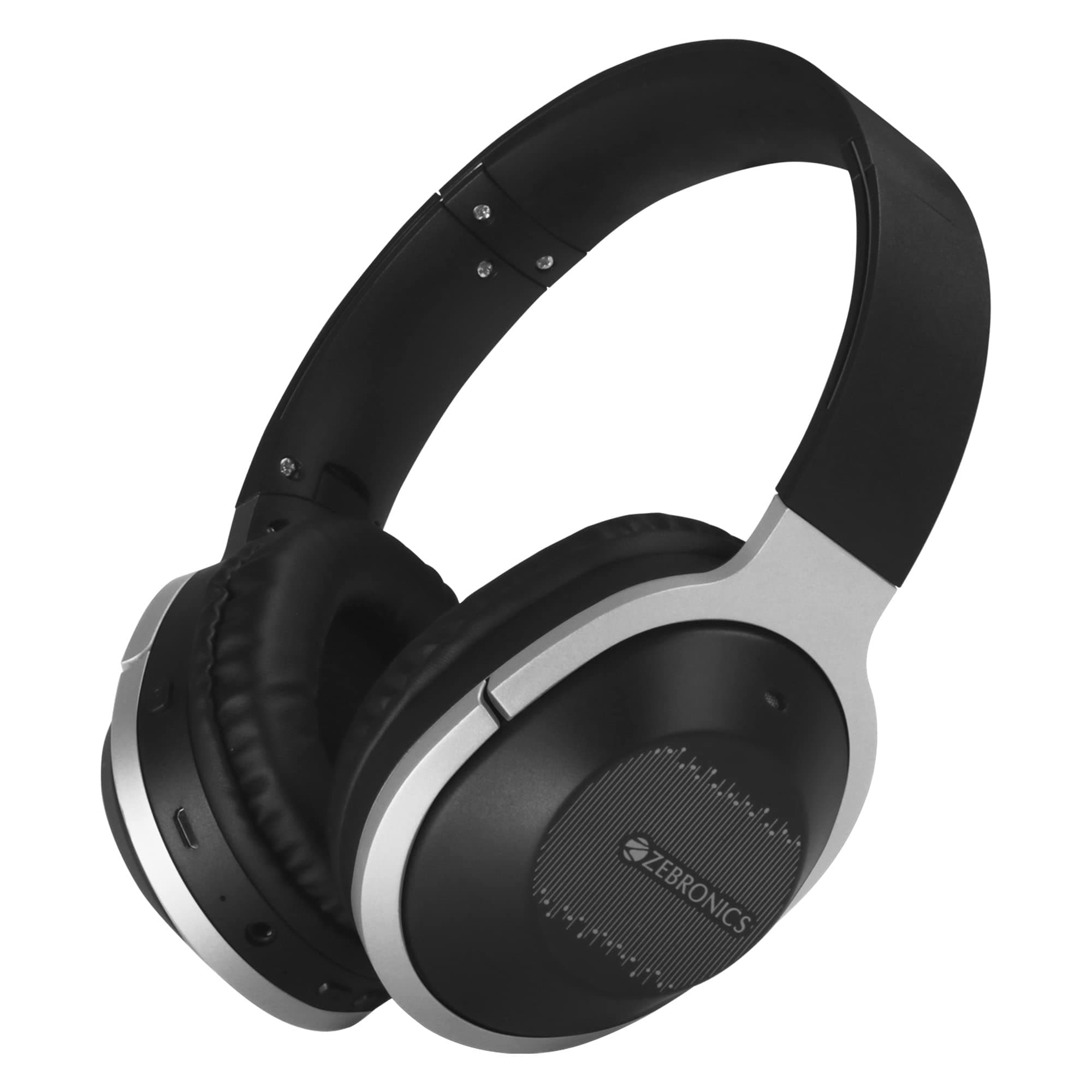 Zebronics Zeb-Zoom Headphone Supporting Bluetooth, Voice Assistant, Aux, Adjustable Headband PC Headsets