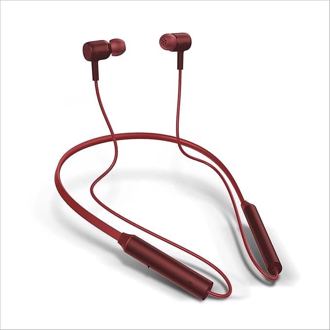 Redmi SonicBass Bluetooth Wireless in Ear Earphones with Mic (Red) In-Ear
