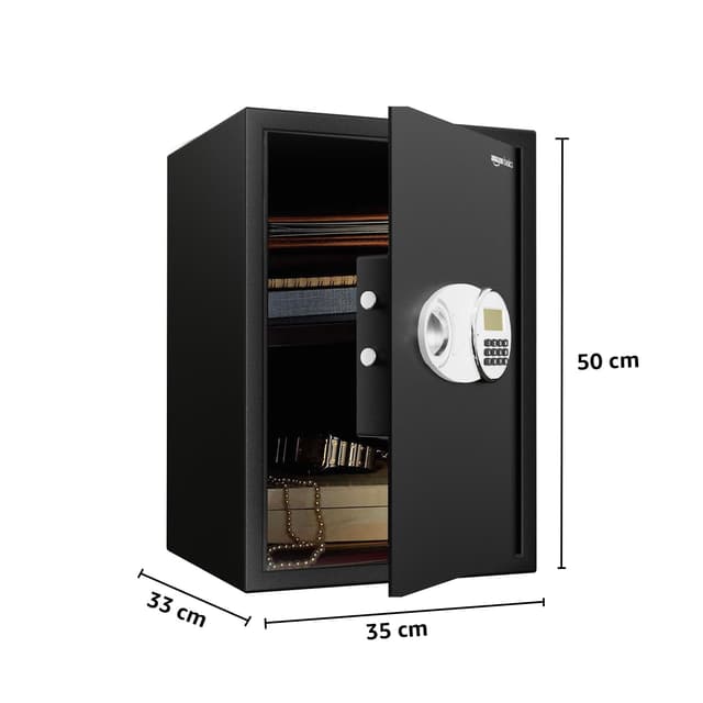 Amazon Basics Digital Safe With Keypad | Metal Safe Locker w… | Price ...