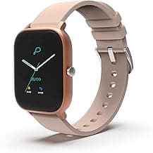 Pebble Pace Smart Watch with Full Touch Dynamic Colour Display, Multiple Sports Mode, HR, Sleep and BP Monitoring (Rose Gold) for Women