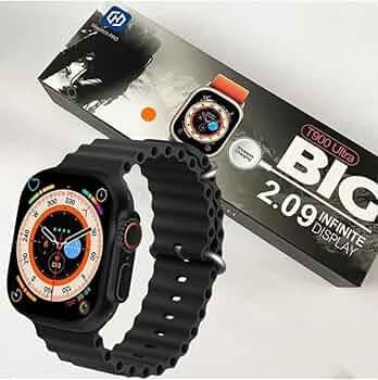 CLOKIFY Smart Watch T900 Ultra with 2.09-inch Infinity Display (Black)