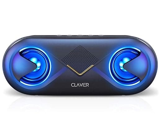 Clavier Supersonic Portable Bluetooth Speaker, Bluetooth 5.0 Wireless Speakers with 10W HD Sound and Rich Bass, 12H Playtime, Built-in Mic for iPhone