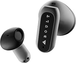 Boult Audio AirBass Z1 TWS Lightweight Earbuds, 24H Playtime with Pro+ Calling, Fast Charging Type-C, IPX5 Water Resistant, Touch Controls and Voice A