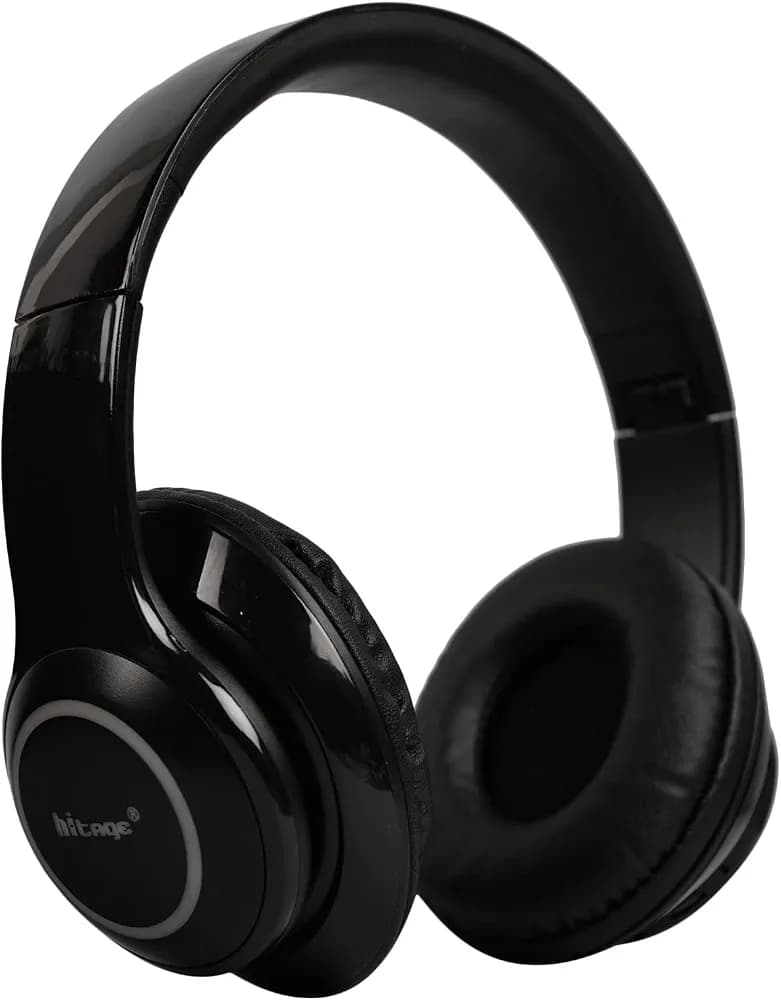 Hitage BTH-386 Premium Headphone Clear Bass & Sound Colorful Gleming Light 12 Hours Playtime Bluetooth Headset