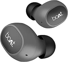Boat Airdopes 171 Bluetooth Truly Wireless in Ear Earbuds with Upto 13 Hours Battery, Ipx4 Voice Assistant and Dual Tone Finish with Mic (Active Black