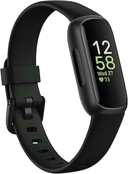 (Refurbished) Fitbit Inspire 3 Health & Fitness Tracker (Midnight Zen/Black) with 6-Month Premium Membership