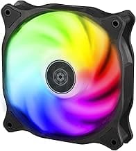 SilverStone AB120R-ARGB Air Blazer 120mm PWM Addressable RGB Radiator and Heatsink Case Fan with with Hydro Bearing for Durability
