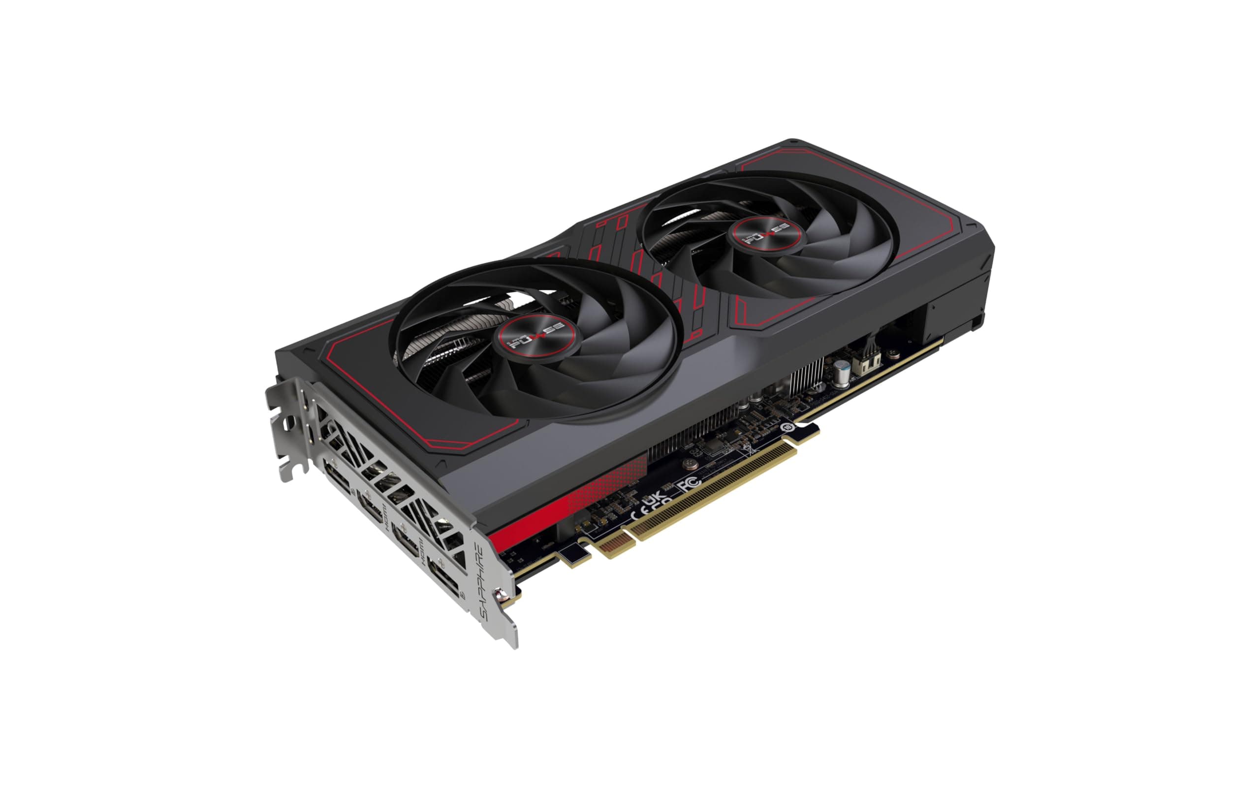 Sapphire Pulse AMD Radeon RX 7600 XT Gaming OC 16GB GDDR6 Dual HDMI/Dual DP