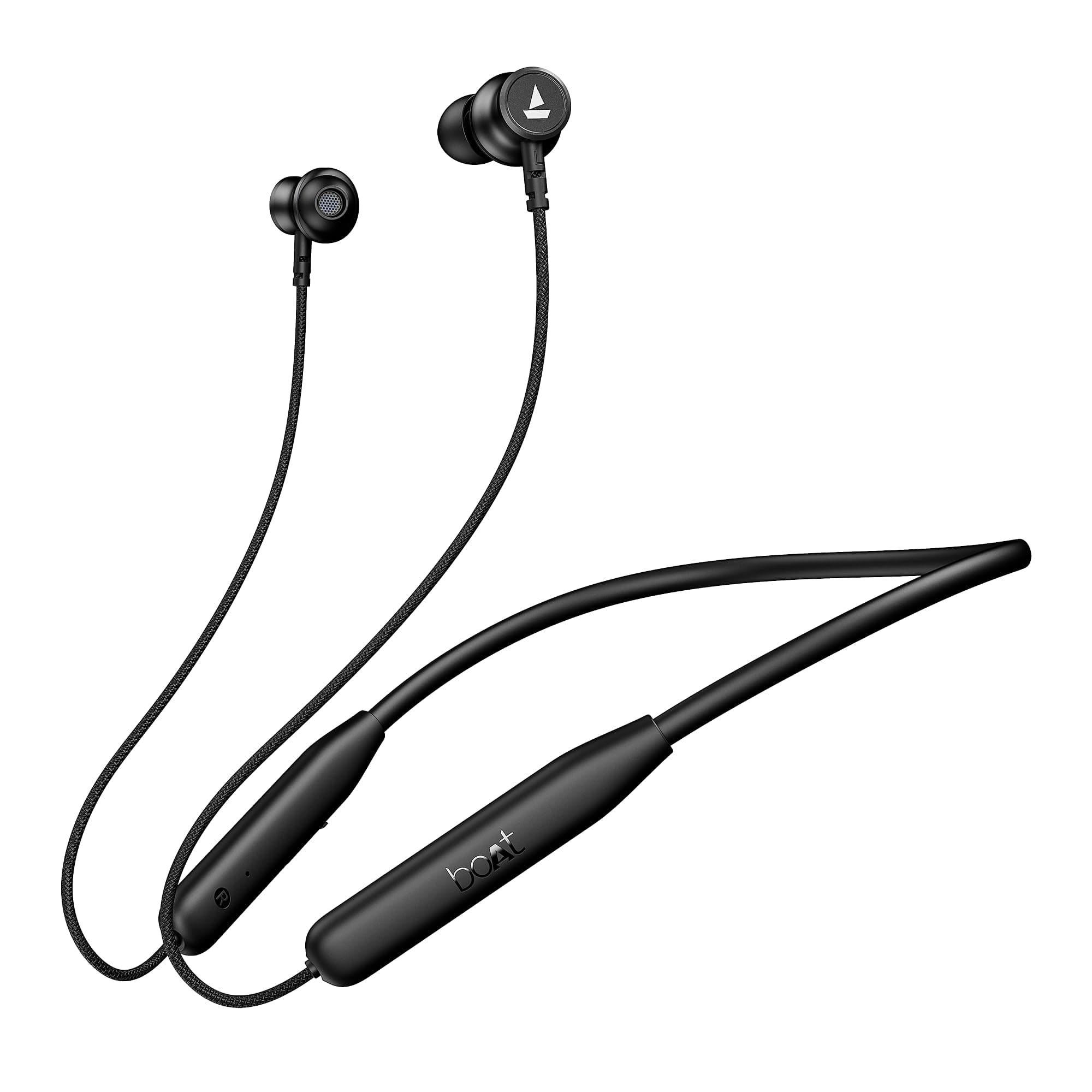 boAt Rockerz 113 Bluetooth Earphones (Active Black)