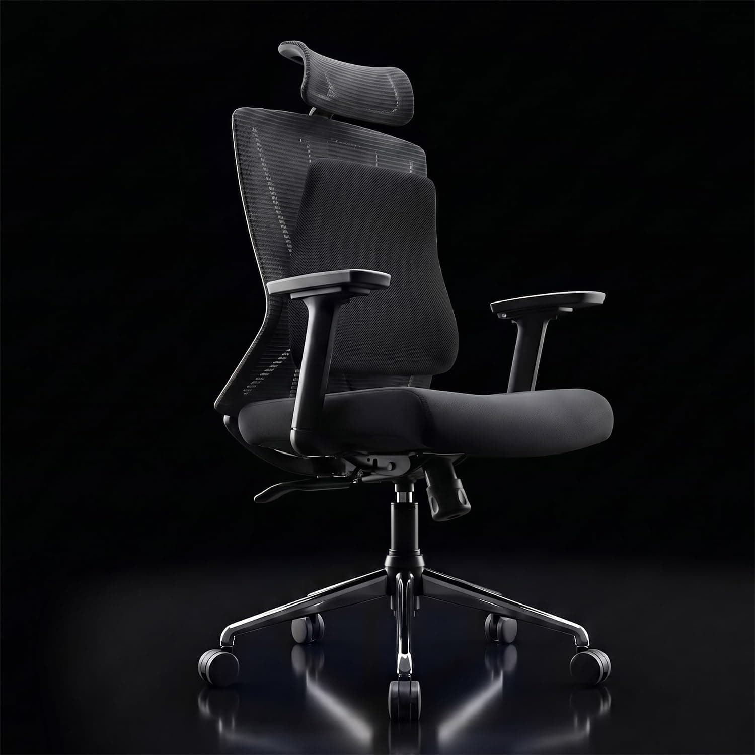 ValorX USA Summit 2026 Ergonomic High Back Office Chair | Orthopedic Memory Foam Back Cushion | Smart Tilt-Lock Mechanism | Breathable Italian Mesh | 3D Armrest | 3 Year Warranty | Black
