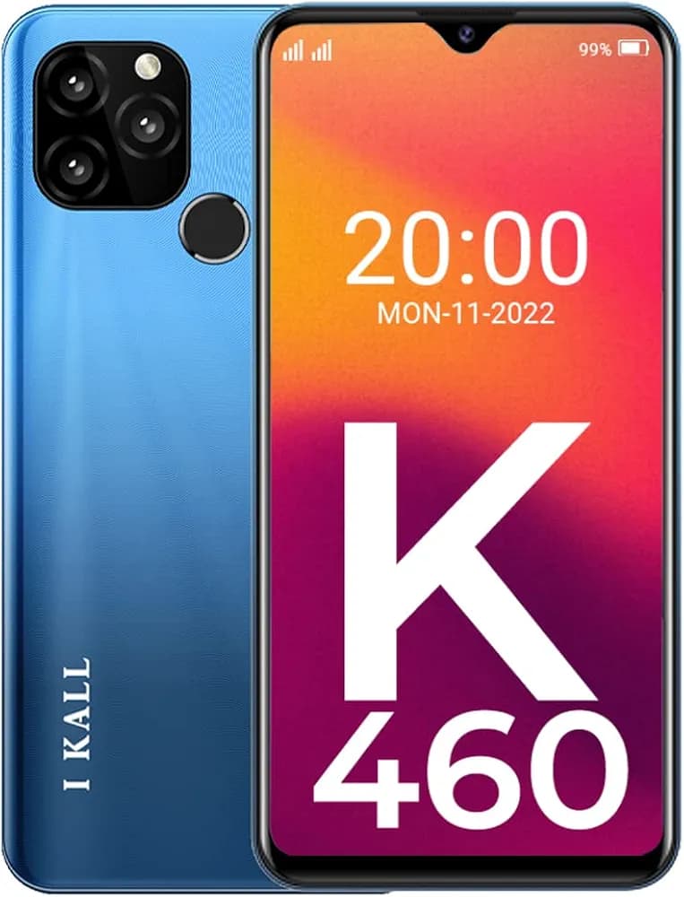IKALL K460 4G Smartphone with 6.26 inch HD+ Display (4GB RAM, 13MP Rear Camera) (Dark Blue)