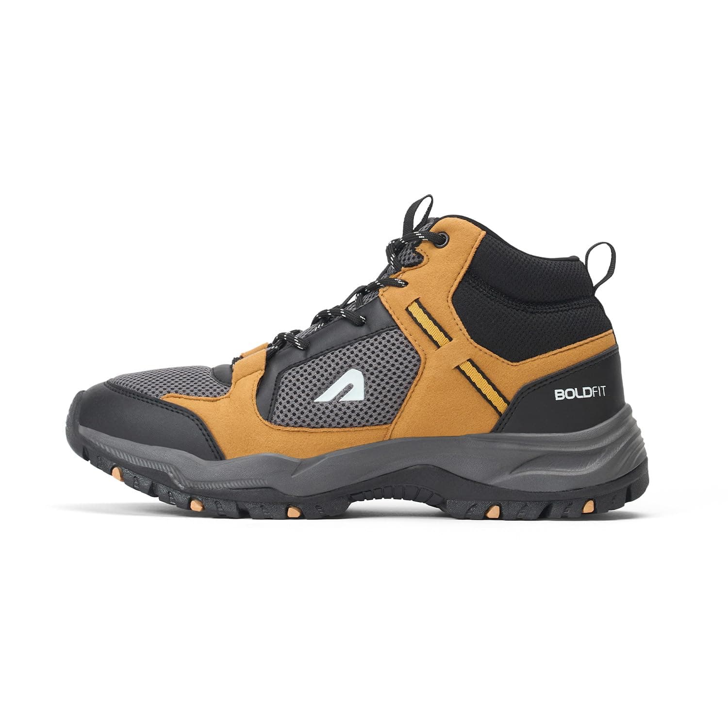 Boldfit Trekking Shoes for Men Hiking Shoes for Men for Outdoor High Neck Shoes for Men Anti Skid Boot Shoes for Men for Hiking, Trekking Shoes Men Wa...
