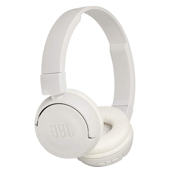 (Renewed) JBL T460BT Wireless Bluetooth On Ear Headphone with Mic (White) On-Ear