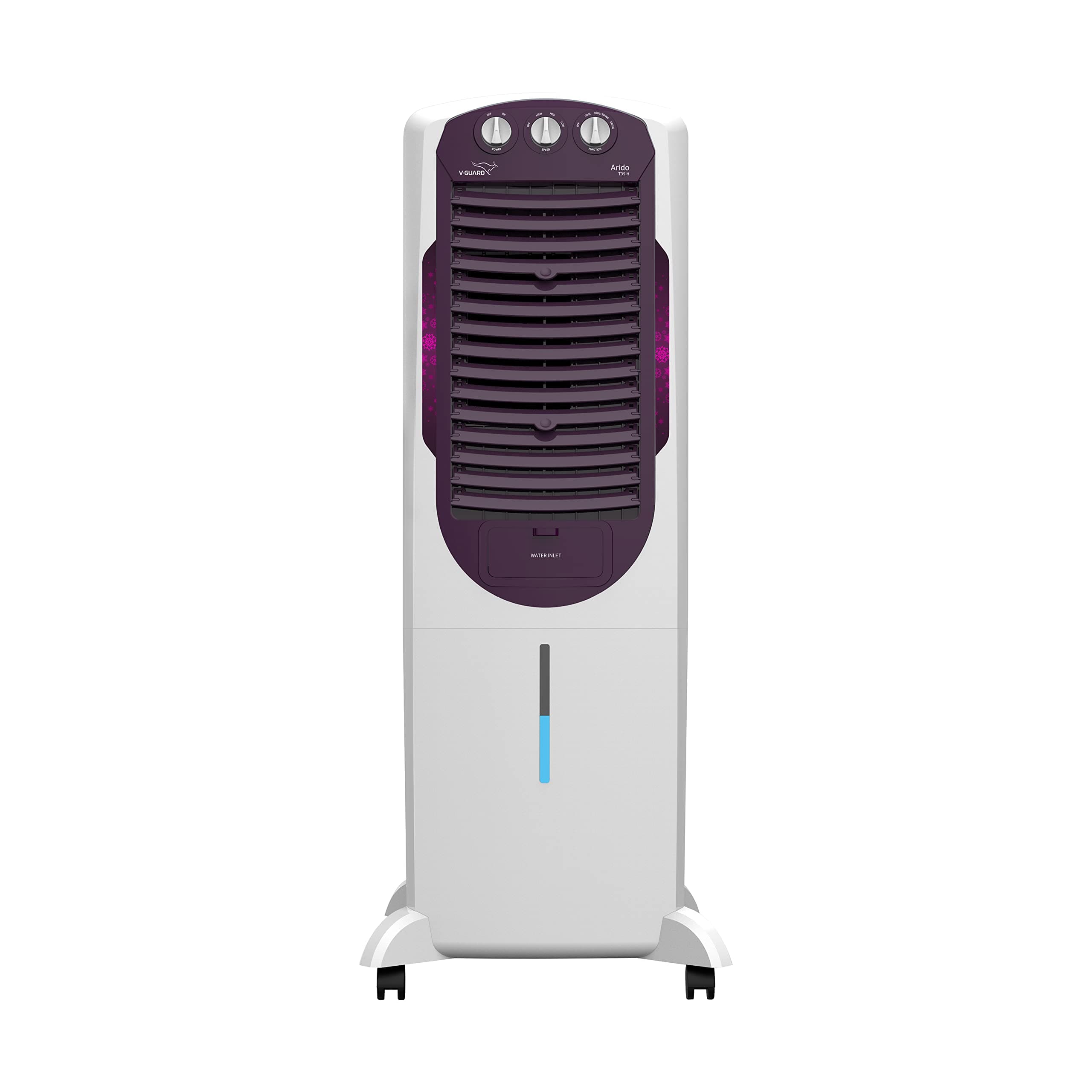 V-Guard Arido T35 H Air Cooler | 35 Litre | Air Delivery - 1300 m3/h | Two Years Manufacturer's warranty on Motor & Pump