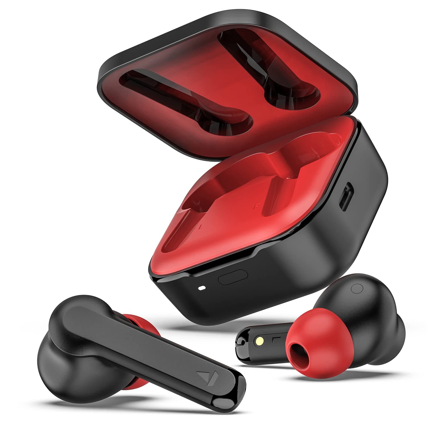 boAt Newly Launched Airdopes 458 TWS Earbuds with Spatial Bionic Sound by THX,in Ear Detection, ENx™Tech, 30H Playtime, Beast™Mode, Signature Sound, ASAP™Charge,IPX5,Touch Control(Active Black)