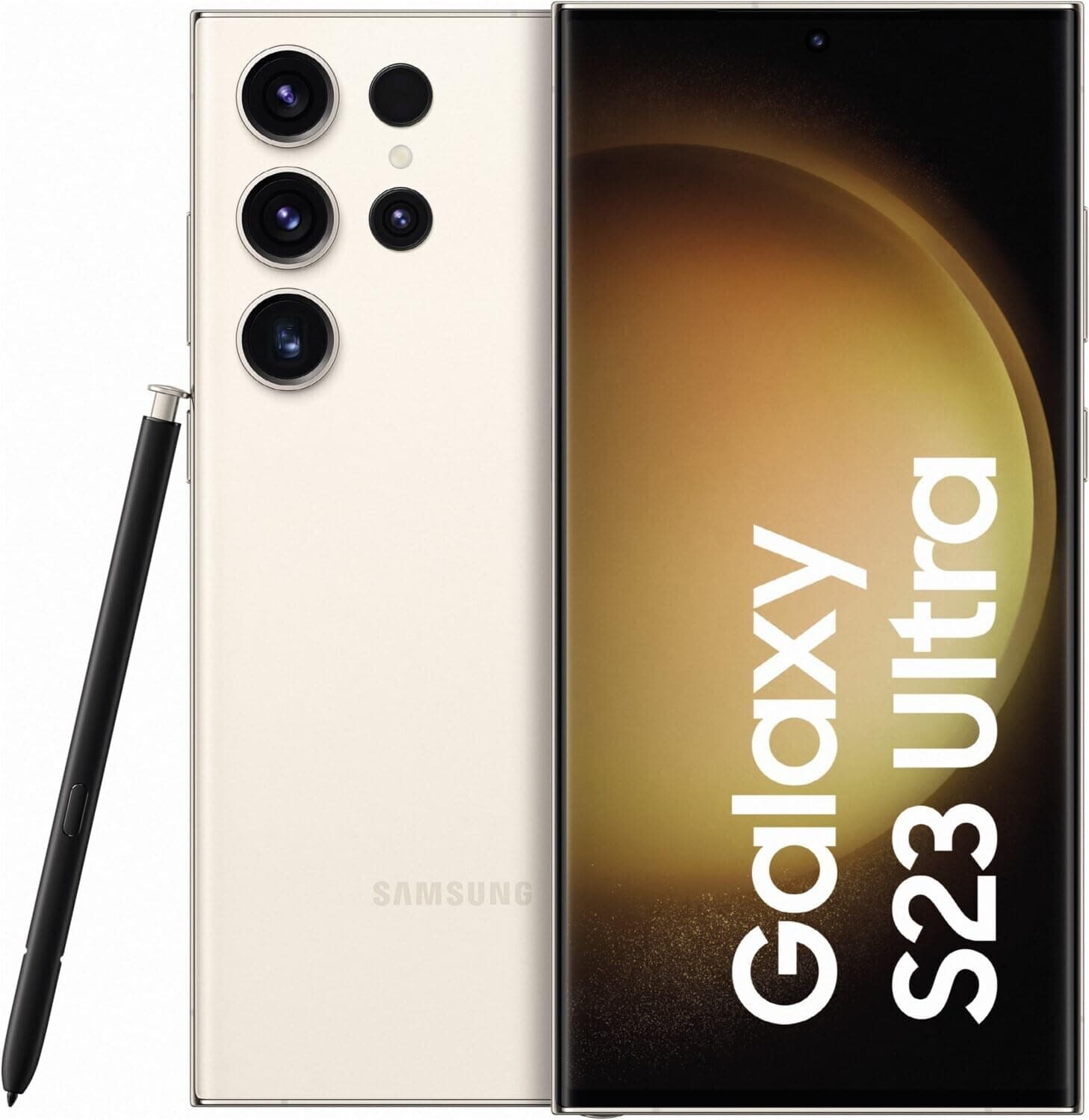 SAMSUNG Galaxy S23 Ultra 5G (Cream, 12GB RAM, 512GB Storage)