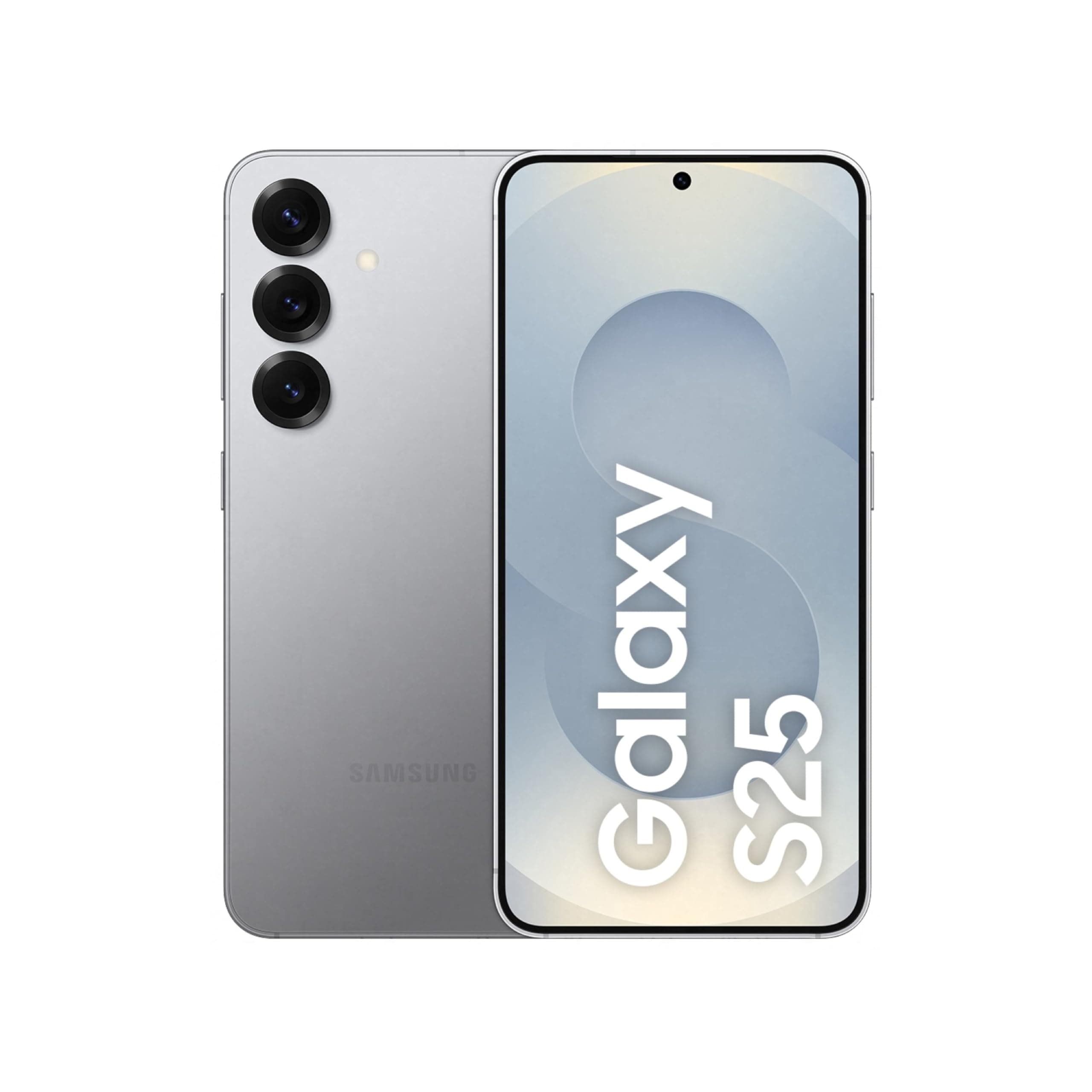 Samsung Galaxy S25 5G AI Smartphone (Silver Shadow, 12GB RAM, 128GB Storage), 50MP Camera with Galaxy AI