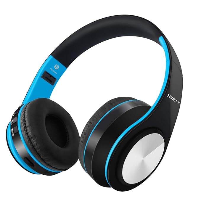Fire-Boltt Blast 1000 Hi-Fi Stereo Over-Ear Wireless Bluetooth Headphones with Foldable Earmuffs, On Ear with 20-Hours Playtime, Built-in Mic, Deep Ba