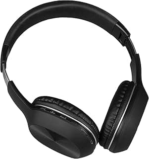 Aerizo E750 Wireless Bluetooth Headphones with Mic Deep Bass Headset Comfortable Wireless Earphones (Black)
