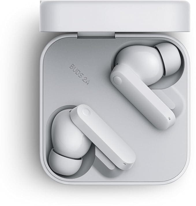 Wireless Bluetooth Buds 2A Bluetooth 5.4 TWS Earbuds with Mic 42dB ANC Compatible with Smartphones 12.4mm Dirac Tuned Drivers, Ultra Bass, 35.5 Hrs Pl...