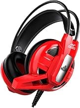 Ant Esports H520W World of Warships Edition Wired Over Ear Headphones with Mic (Red)