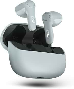 boAt Newly Launched Airdopes Atom 81 Pro TWS in Ear Earbuds w/ 100hrs of Playtime, 4 Mics with ENx, Beast Mode with 50ms Low Latency, 13mm Drivers, IW...