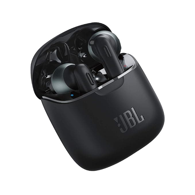 JBL Tune 220TWS by Harman Truly Wireless Bluetooth in Ear Headphone with Mic (Black) In-Ear