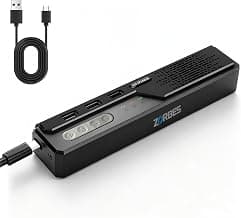 ZORBES 3 in 1 USB Computer Speaker with Microphone, Desktop Speakers for PC | Wired Desktop Sound Bar for PC Laptop, Stere...