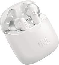 JBL Tune 220TWS by Harman Truly Wireless Bluetooth in Ear Headphone with Mic (White)