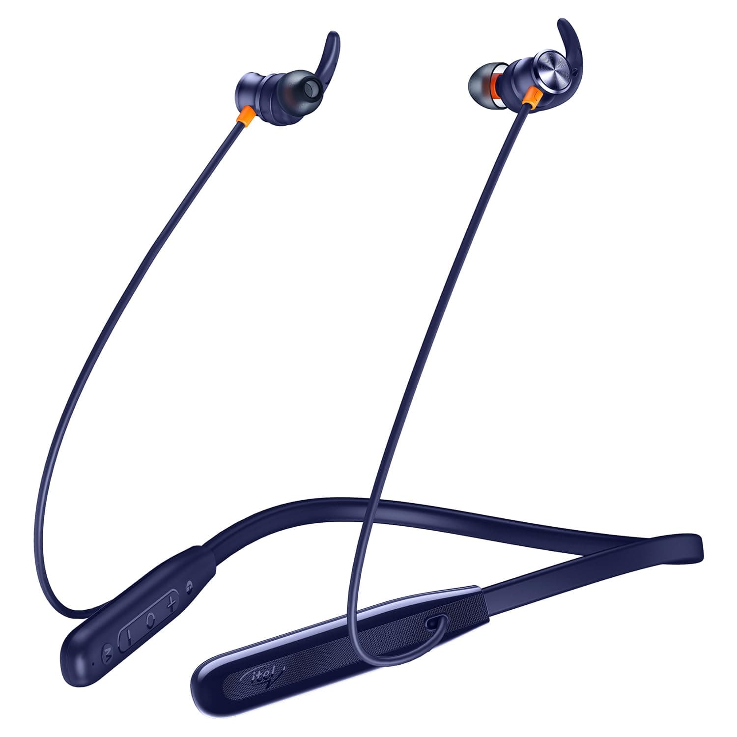 itel IEB55 Bluetooth in Ear Earphones with, 48 Hours Playback, 10mm Bass Boost Drivers, Fast Charging(10mins Charge=10hours Playback), Vibration Alert...