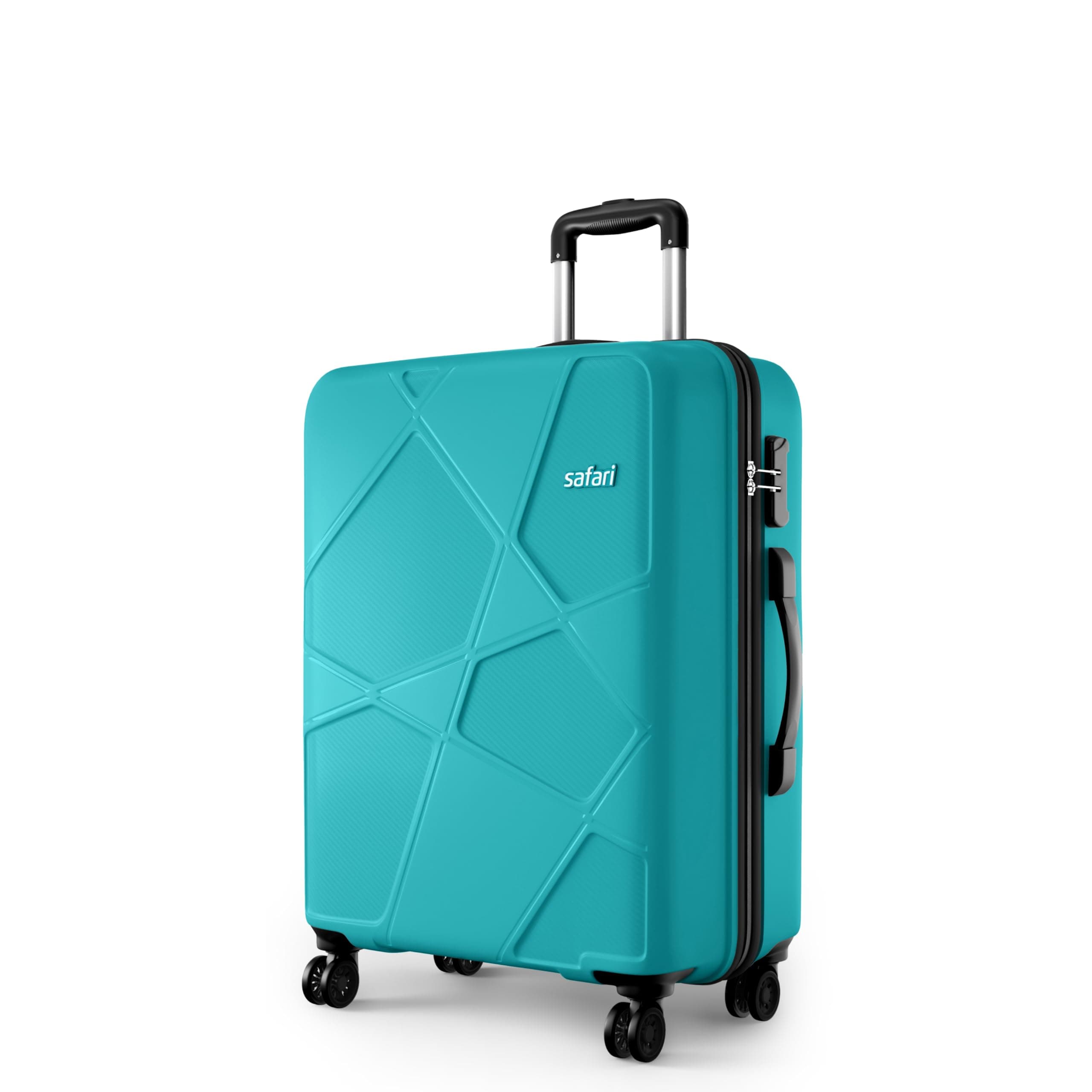 Safari Pentagon Pro 8 Wheels 75Cm Large Size Checkin Trolley Bag, Hard Case Polypropylene 360 Wheeling Luggage for Men & Women, Travel Bag, Suitcase f...