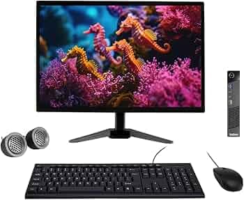 (Refurbished) Lenovo ThinkCentre 19" HD All-in-One Desktop Computer Set (Intel Core i5 3rd Gen| 16 GB RAM| 256 GB SSD| 19" HD LED Monitor| KB & Mouse|...