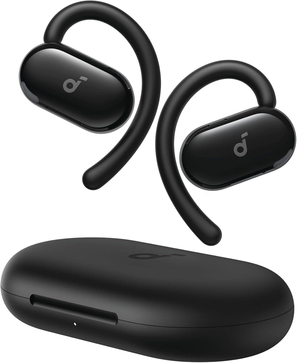 soundcore V20i by Anker Open-Ear Headphones, Adjustable Ear Hooks, Ultra-Comfort, Snug Fit, Powerful Sound, Clear Calls, IP55, LED Lights, 36H Playtim...