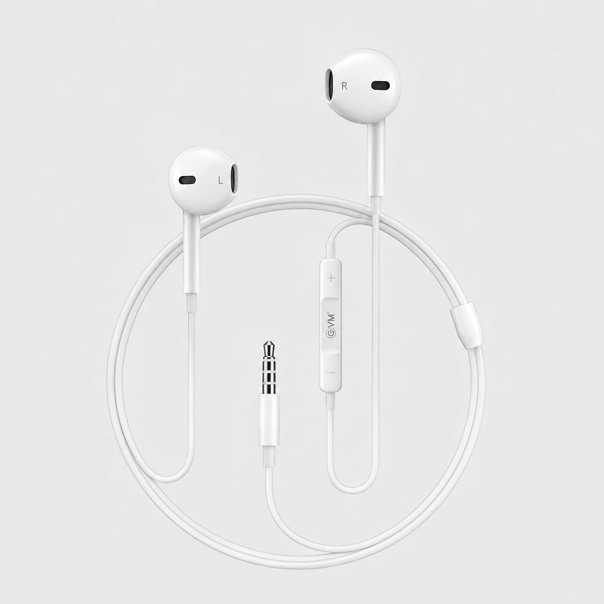 EVM 3.5mm Wired Earphones with Mic & Volume Control | 14.2mm Driver, HD Sound | 1.2M Cable | in-Ear Headphones for Mobile, Laptop, Tablet | 3.5mm Jack...