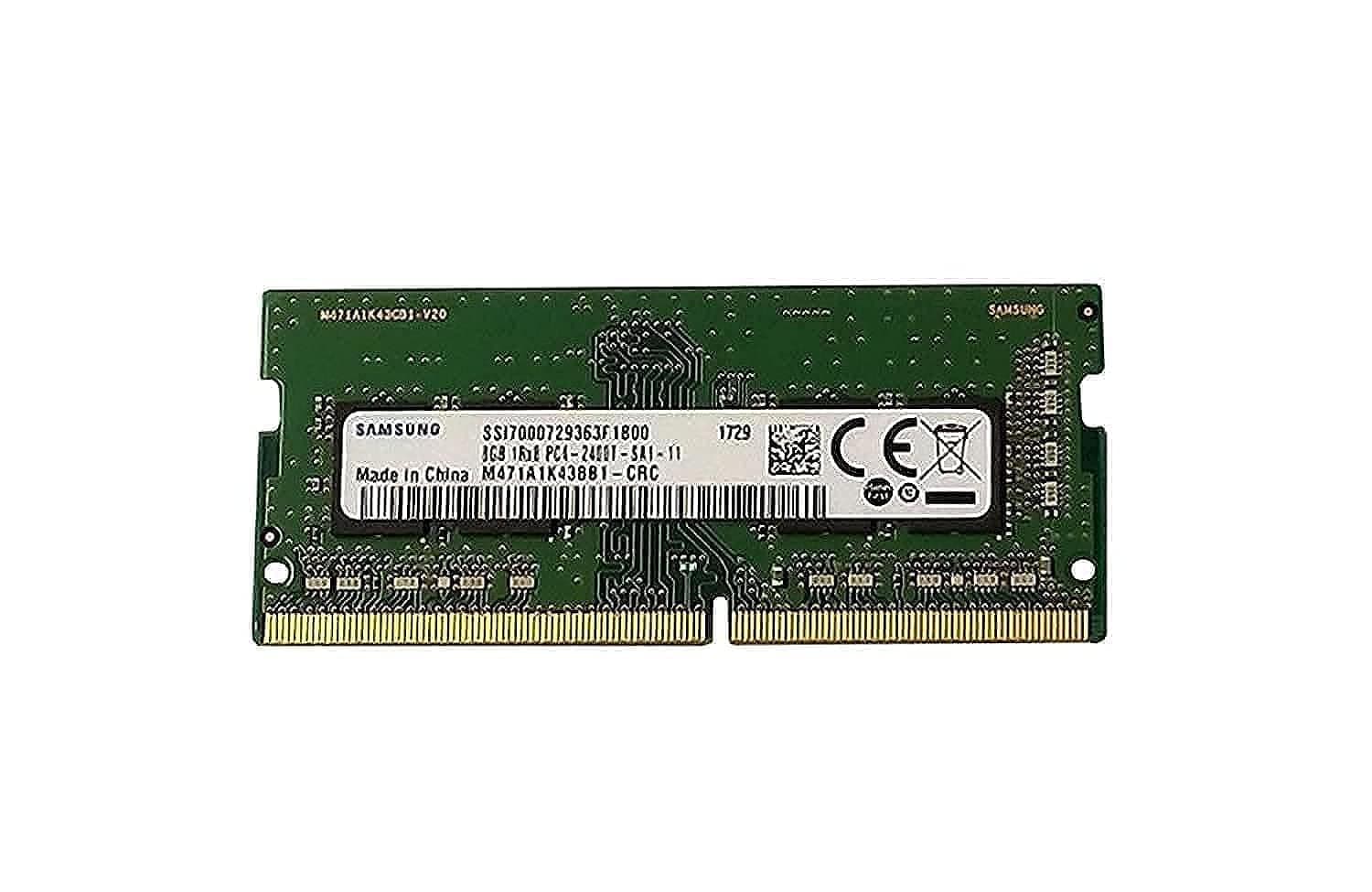 Samsung 8GB DDR4 PC4-19200, 2400MHz, 260 PIN SODIMM, CL 17, 1.2V, ram memory module, M471A1K43BB1-CRC