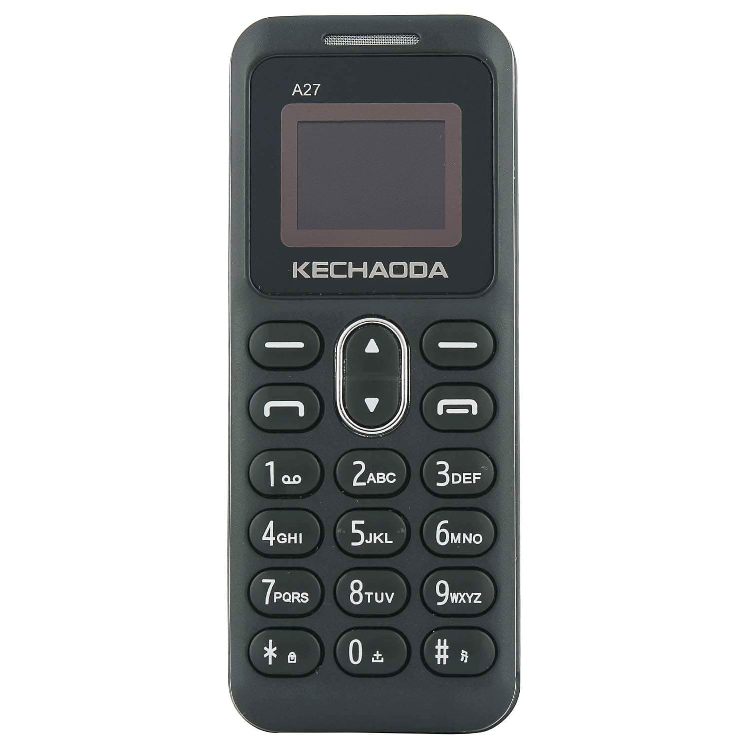 KECHAODA A27 Keypad Dual Sim Mini Mobile Phone with External Memory Slot 0.66 inch Display Only Mobile Phone &amp; Charging Cable in Box, Battery,No C