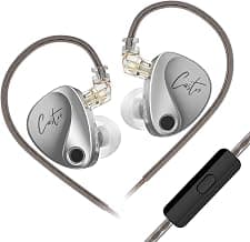 EZ EAR KZ Castor IEM Earphones, 2DD Tuning Adjustable In Ear Monitor Headphones, Dual-Driver Super Bass Wired Headphones, ...