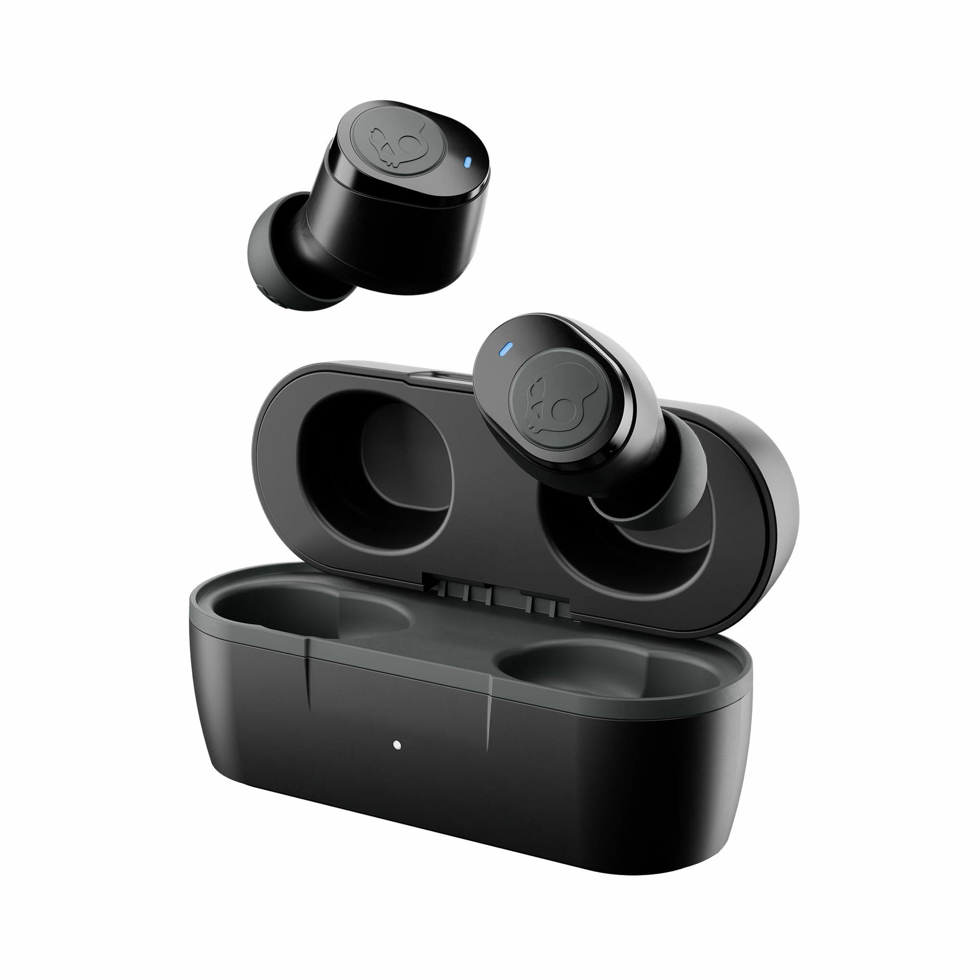 Skullcandy Jib 2 True Wireless Earbuds with 33 Hours Total Battery, IPX4 Water Resistant, Use Either Bud Solo,Secure, Noise-Isolating Fit & Call, Track and Volume Control (True Black)