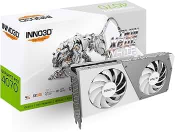 INNO3D GRFORCE RTX 4070 Twin X2 OC White 12GB GDDR6X -N40702-126XX-185252W