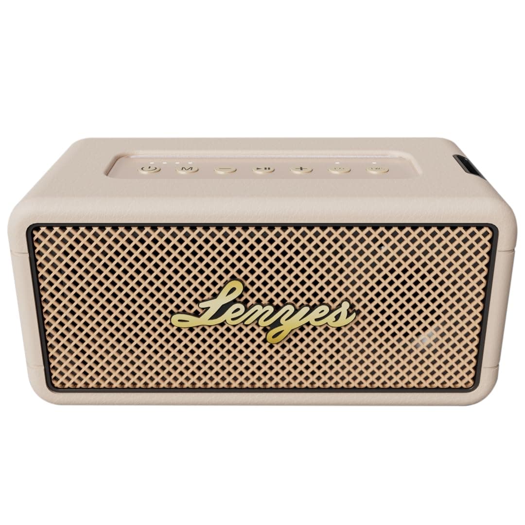 Lenyes S875: 40W Portable Bluetooth Speaker | IPX6 Waterproof, RGB Lights, TWS Stereo Pairing, Power Bank, AUX/USB/TF Support | Bluetooth 5.3, 10H Pla...
