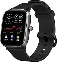 (Renewed) Amazfit GTS2 Mini Smart Watch with 1.55" AMOLED Display, SpO2 Level Measurement, 14 Days' Battery Life, 70+ Sports Modes, Built-in Amazon Al