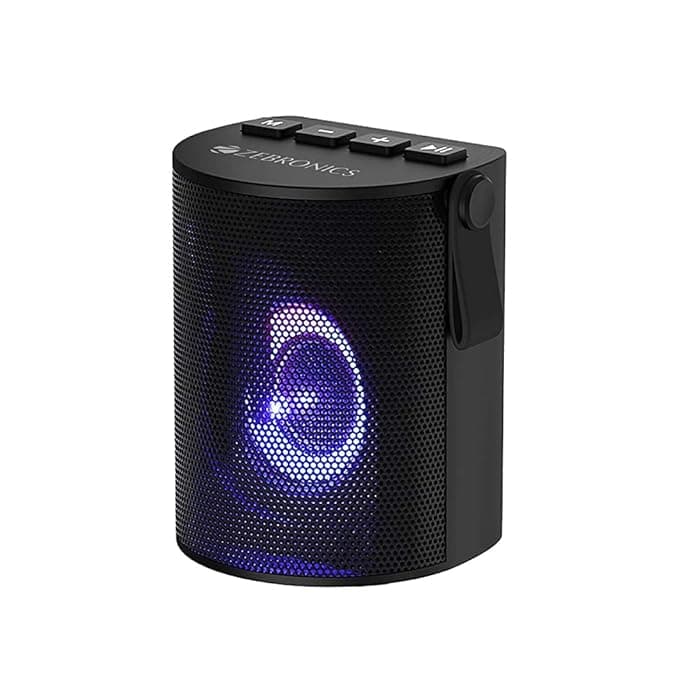(Renewed) Zebronics Zeb-Bellow Portable Speaker with Bluetooth Supporting, USB, SD Card, AUX, Call Function, Built-in FM Mobile Speakers