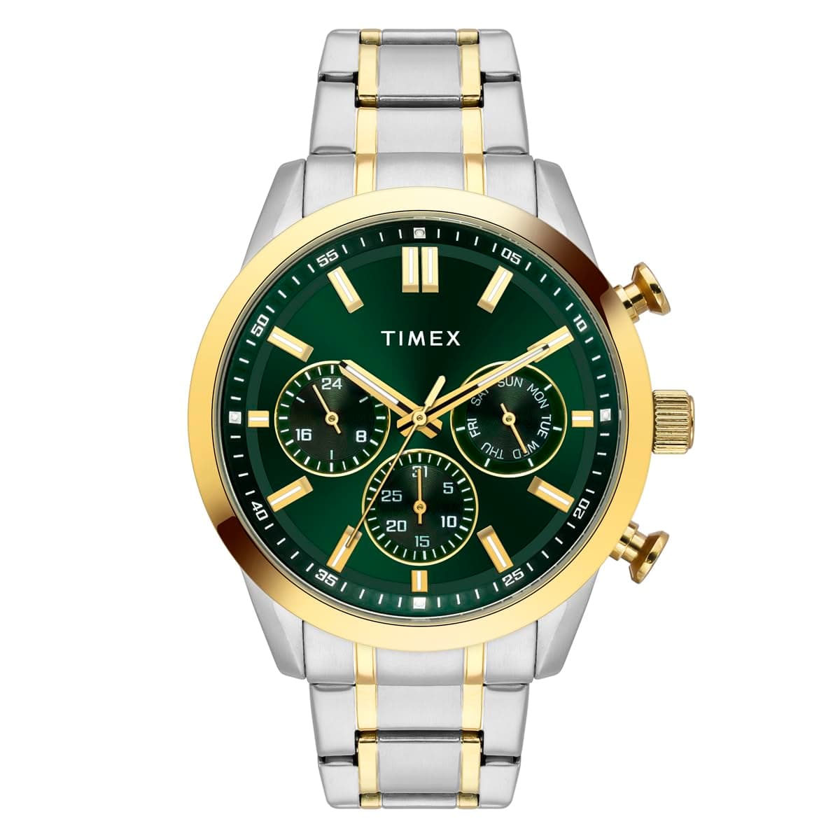 TIMEX Analog Watch for Man with Round Dial & Water Resistant Men's Wrist Watches