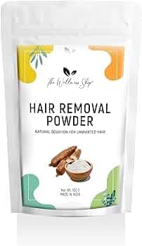 The Wellness Shop - Herbal Hair Removal Wax Powder (100g) - Painless & Odourless For Smooth Skin