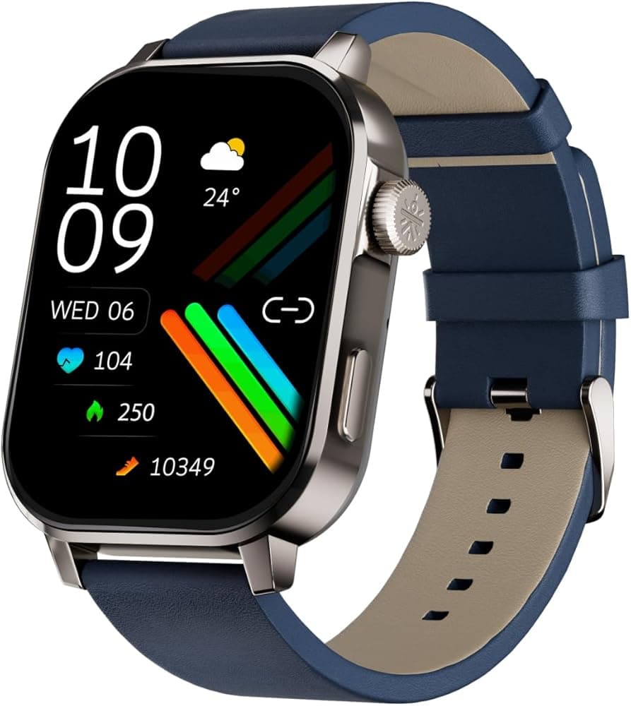 Cultsport Ace X 1.96" AMOLED Smartwatch, Premium Metallic Build Smartwatch for Men, Always On Display, Bluetooth Calling, Live Cricket Score, Health T...