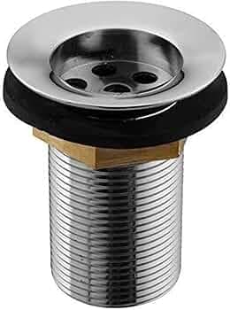 SBD Stainless Steel Waste Coupling for Wash Basin | Drain Outlet with Chrome Finished (Colour May Vary)