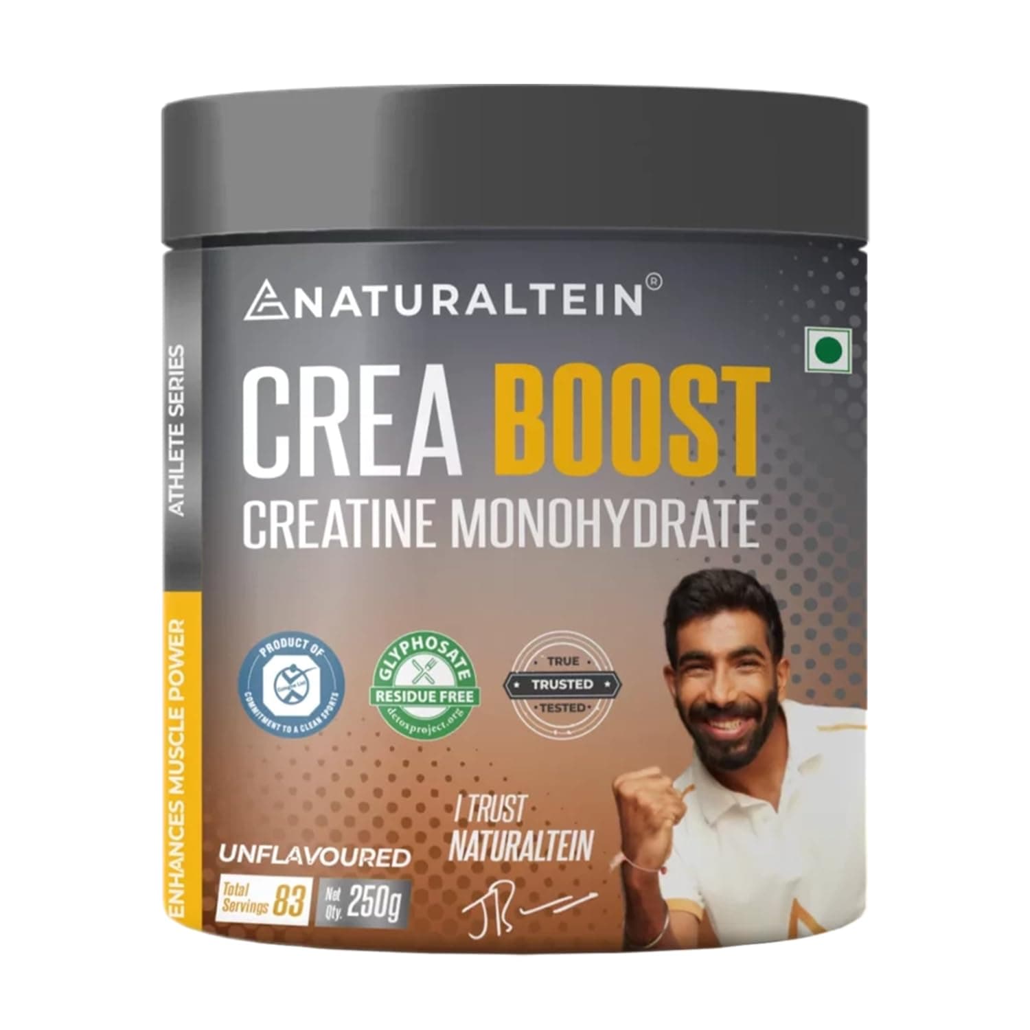 NATURALTEIN CREA BOOST Creatine Monohydrate, 100% Pure (250g)