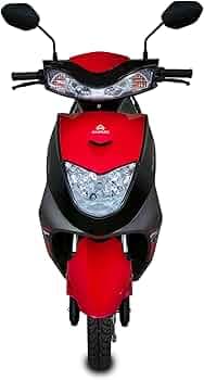 Ampere Electric Scooter Reo Li Plus Red (Advance Booking for Ex-Showroom)
