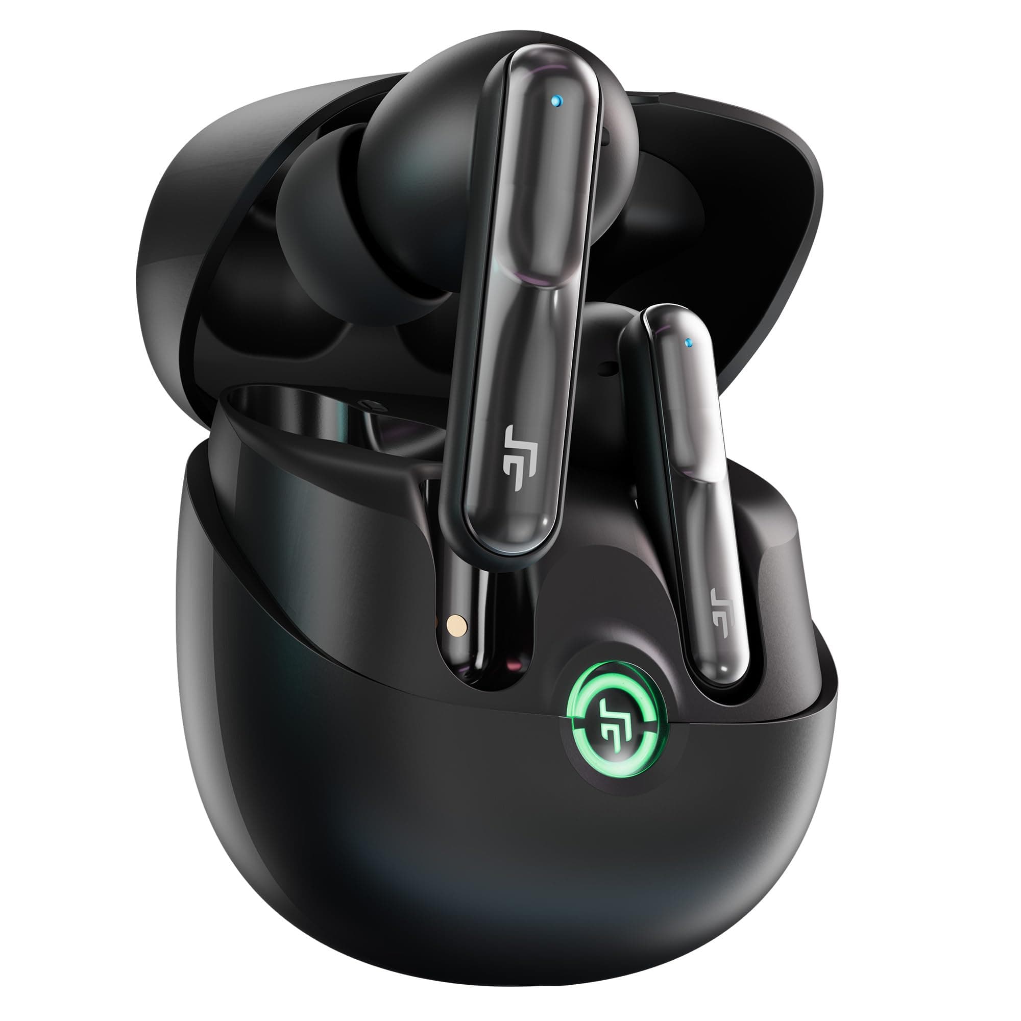 CrossBeats Sonic 3 TWS Ear Buds 30dB Hybrid ANC Bluetooth Earphones 40ms Low Latency Gaming Buds with Quad Mics 60hr Playtime13mm Graphene Drivers IPX...