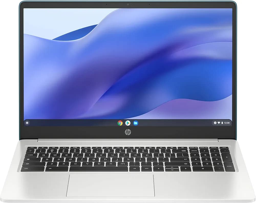 HP Chromebook 15a Intel Celeron N4500 15.6 inch (39.6cm) HD,Anti-Glare, Micro-Edge Laptop(4GB RAM/128 GB eMMC/Intel UHD Graphics/Google Assistant/Chrome 64/Numeric Keypad/Dual Speaker) 15a- na0012TU